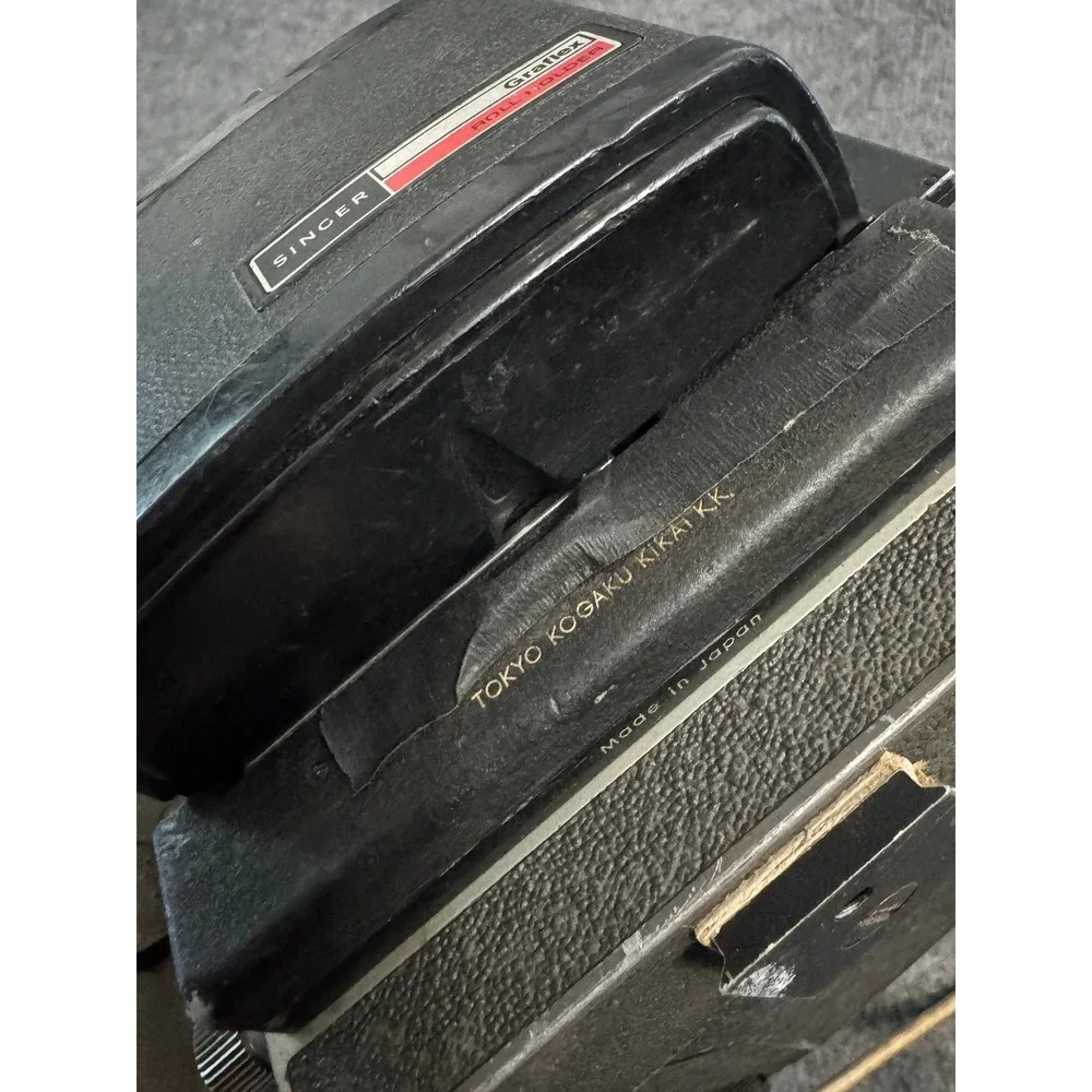 Vintage Horseman Press Camera Tokyo Kogaku Seikosha-SLV Singer Graflex Roll Back